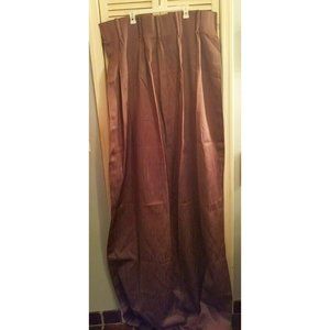 4 VTG 25"X82" TAILORED PURPLE DRAPE PANELS BURLINGTON INDUSTRIES INC 3 PLEAT